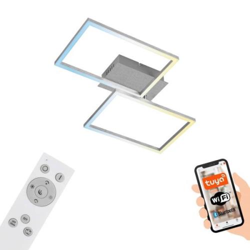 Frame S LED-loftlampe, kan dæmpes, CCT, 50x38,8 cm