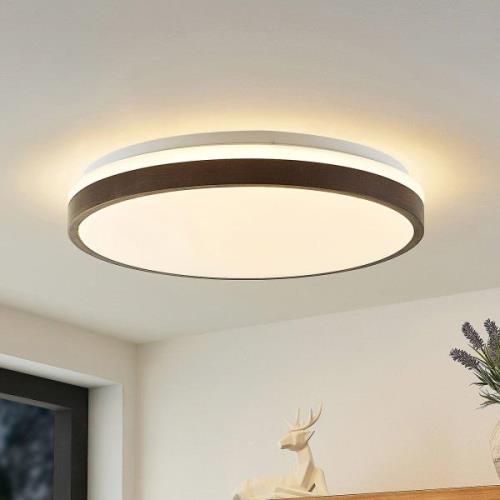 Lindby Hudsona LED-loftlampe, brun