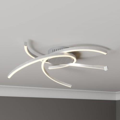 Lindby Katris LED-loftlampe, 58 cm, alu