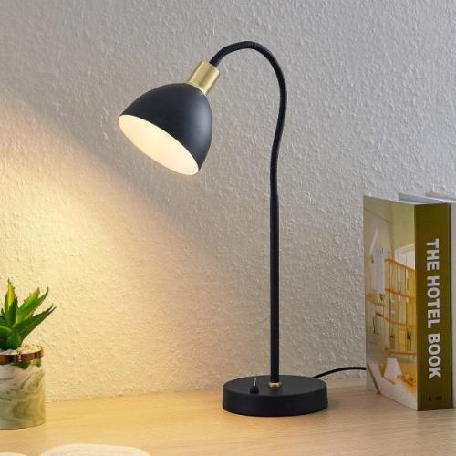 Lindby Genora bordlampe i sort