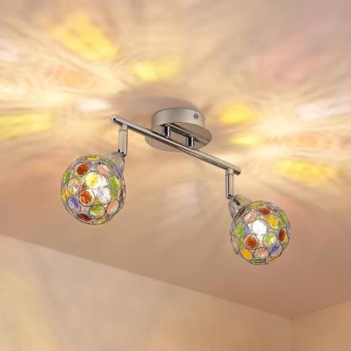 Lindby Dottys loftlampe, 2 lyskilder