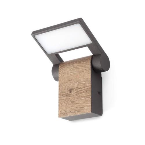 Udendørs LED-væglampe Wood