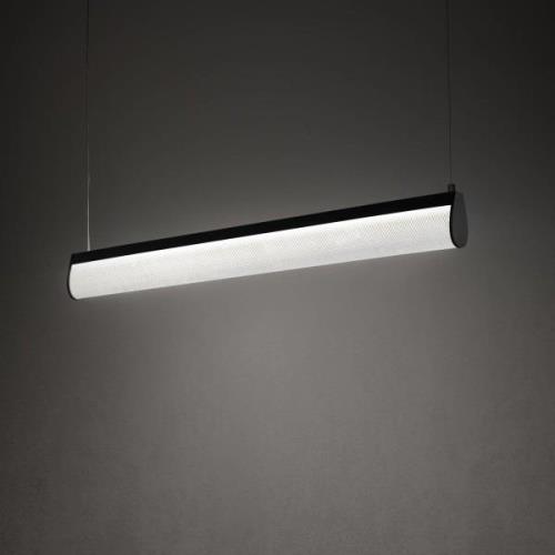 Slamp Modula LED-pendellampe, krystal, sort