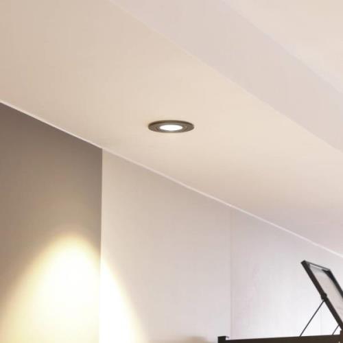 Arcchio LED-downlight Jyra, sort, 2.700K