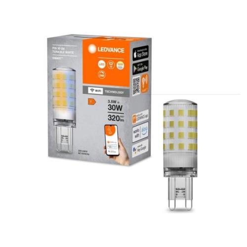 LEDVANCE SMART+ WiFi LED-pære G9, 3,5 W, CCT-dæmpbar