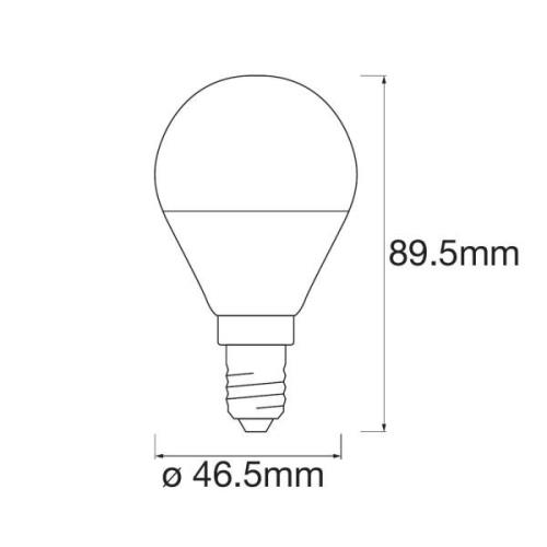 LEDVANCE SMART+ WiFi E14 5 W dråbe RGBW