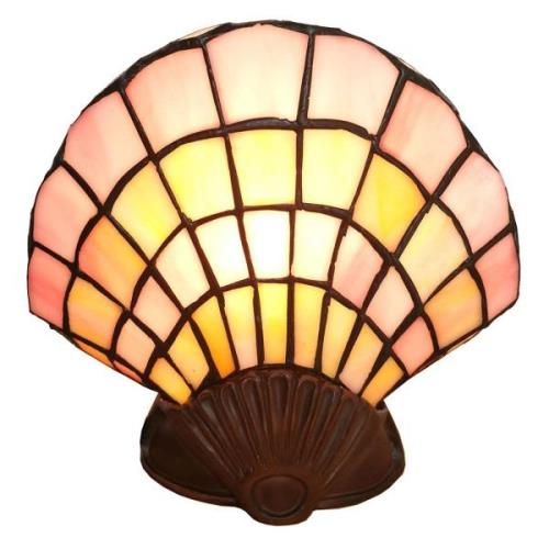 6000 deko-bordlampe, glasskal, Tiffany-design