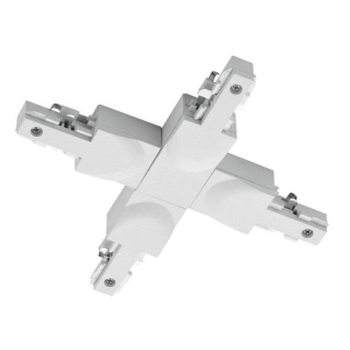 X-connector DUOline 2-fase skinne, hvid mat