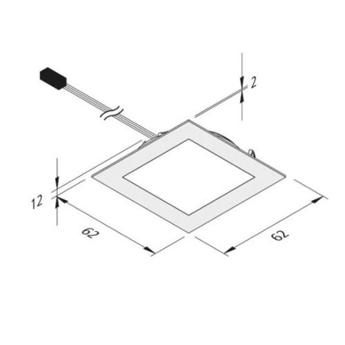 Dynamic FAQ 58 integreret LED-møbellys 3 W CCT