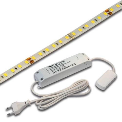 LED-strip Basic-Tape S, IP54, 4.000K, længde 500 cm