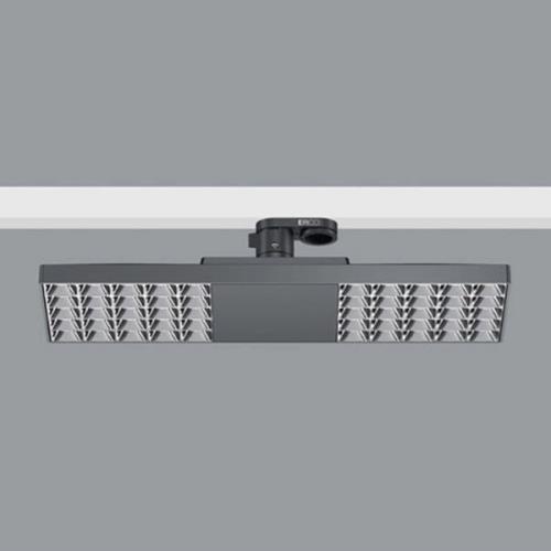 ERCO Jilly 230 V 15 W oval wide 840 sort/sølv