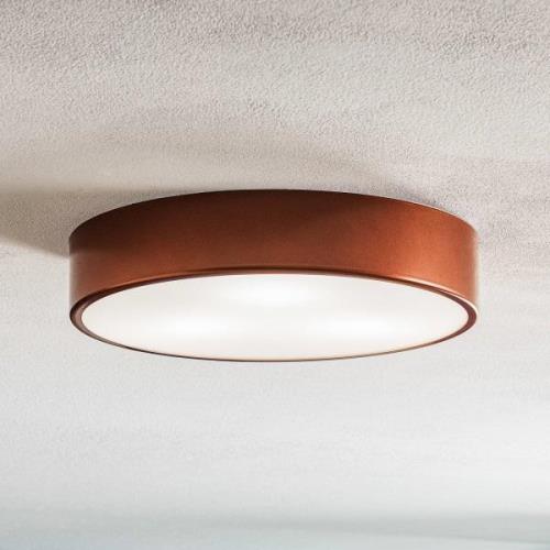 Cleo 400 loftlampe, sensor, Ø 40 cm, kobber