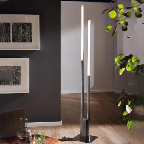 EGLO connect Fraioli-Z LED-gulvlampe, mat nikkel