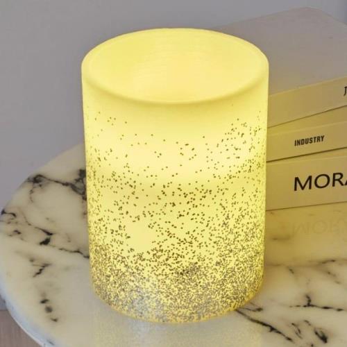 Pauleen Glowing Glitter BIG Candle LED-lys voks