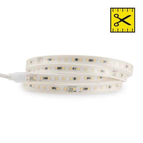 SLC LED-stripe 230V komplet sæt IP65 5m, 4.000K