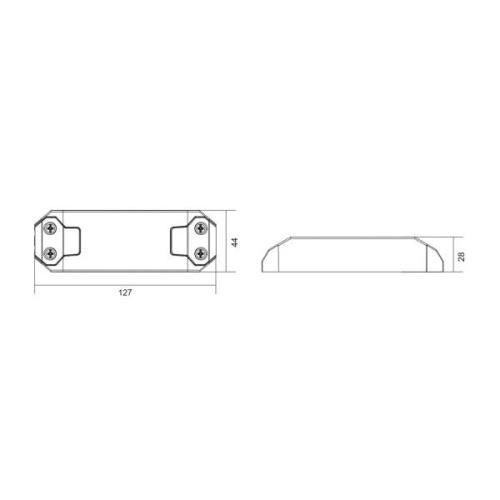 Basic LED-driver, DIM, CC, D35020UF/20W