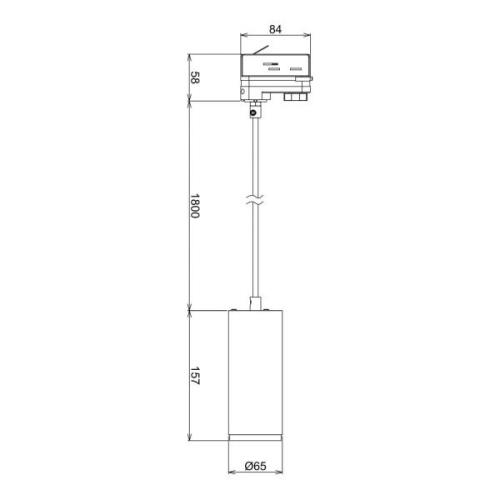 LED-pendel Lucea 3-kreds 10 W hvid