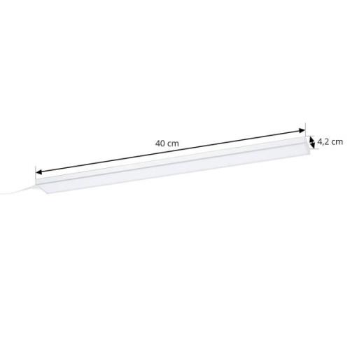 Prios Ashtonis LED-underskabsbelysning kantet 40cm