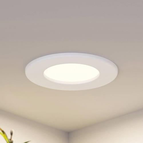 Prios LED indbygningslampe Cadance, hvid, 11,5 cm, 3 enheder, dæmpbar