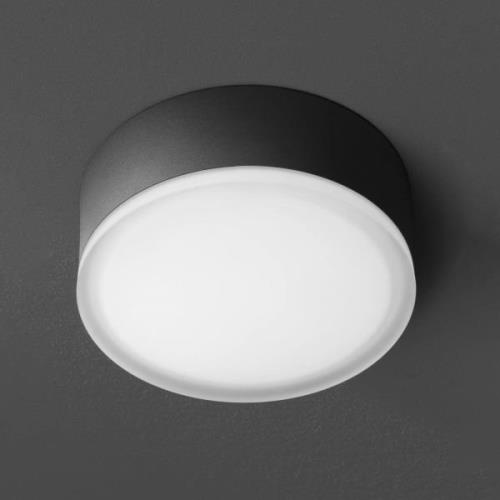 LED-loftslampe 1421 til udendørs brug, grafit Ø 20,5 cm