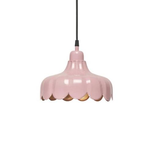 PR Home hængelampe Wells Small, pink/guld, Ø 24 cm, stik