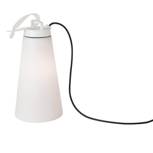 Sasha udendørs LED-lampe, kabel, højde 41cm, hvid