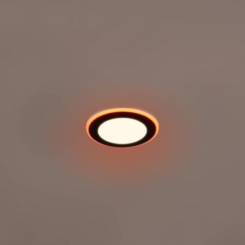 Argus LED-downlight RGBW fjernbet Ø8cm sort