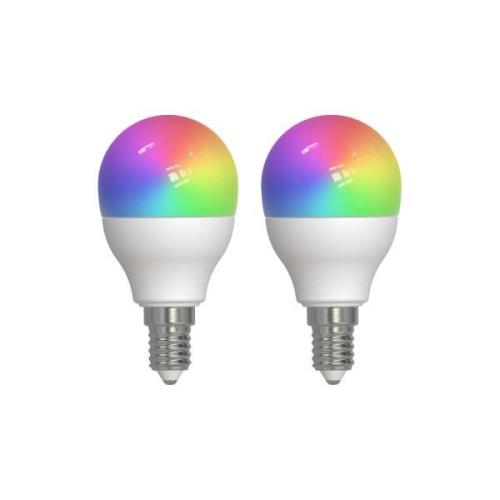 LUUMR Smart LED E14 4,9W CCT RGB Zigbee Tuya Hue 2 stk