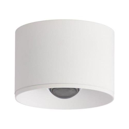 LED udendørs loftspot S132, Ø 8 cm, sandhvid