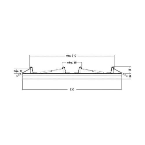 BRUMBERG Moon Maxi LED-loftpanel RC CCT Ø33cm