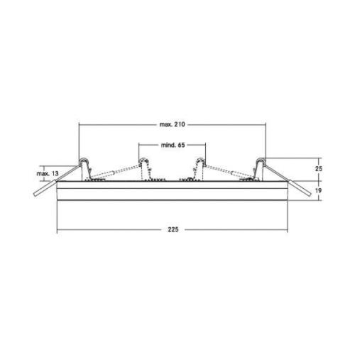 BRUMBERG Moon Midi LED-loftpanel RC CCT Ø22,5 cm