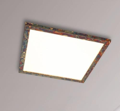 Quitani Aurinor LED-panel, guldfarvet, 68 cm