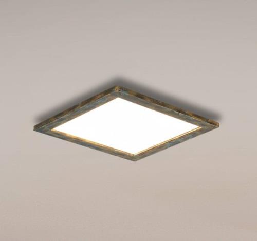 Quitani Aurinor LED-panel, guldfarvet patina, 45 cm