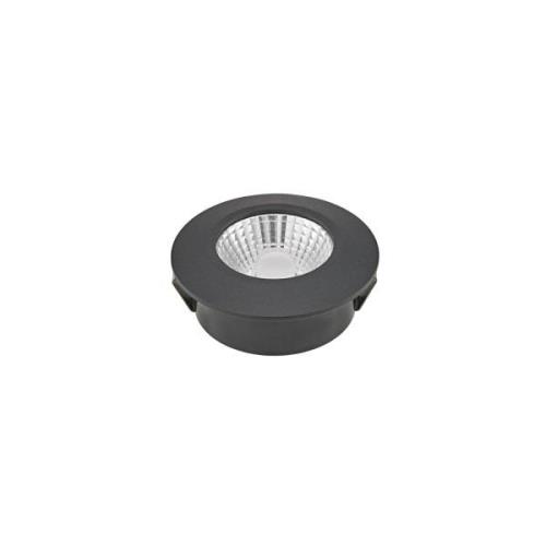 LED-indbygningsspot Diled, Ø 6,7 cm, Dim-To-Warm, sort