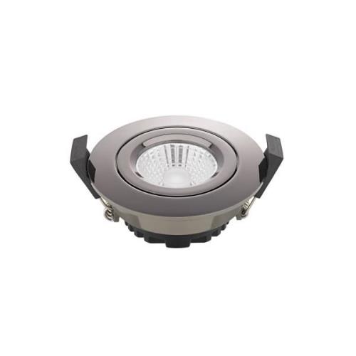 LED indbygningsspot Diled, Ø 8,5 cm, 6 W, Dim-To-Warm, krom