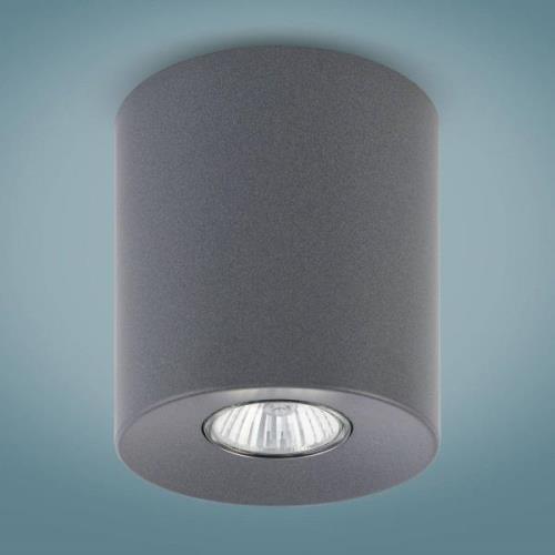 Downlight Orion rund, grafit, 12,5 cm