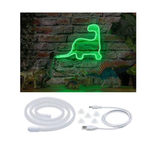 Paulmann LED-Strip Neon Colorflex USB 1 m, grøn