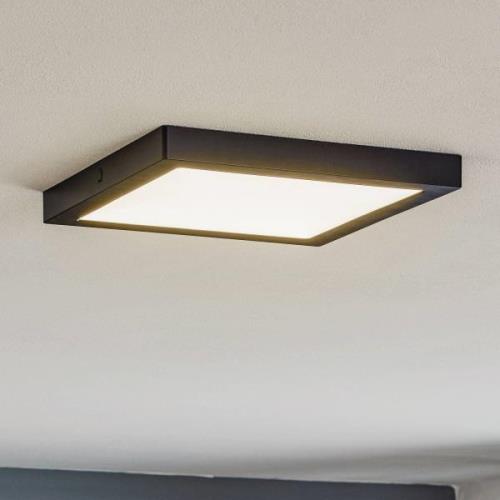 Paulmann Abia LED-panel 30x30 cm 2.700 K sort