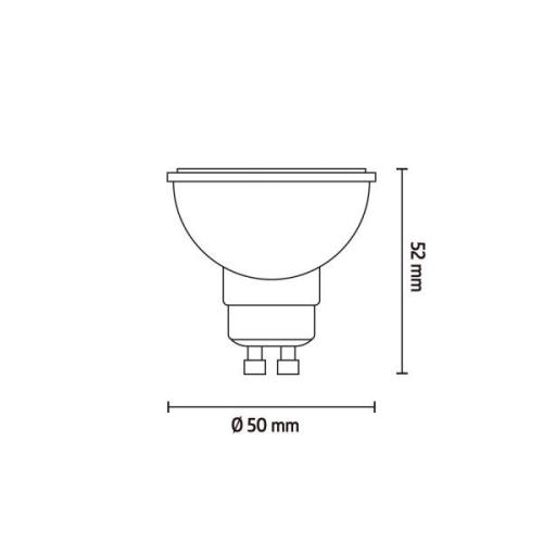 Calex Smart LED-reflektorpære GU10 4,9W CCT RGB