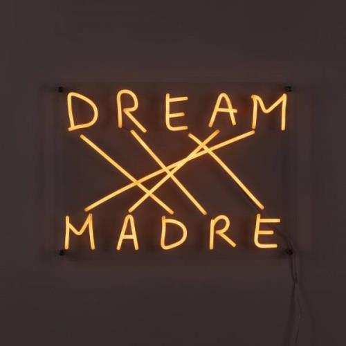 Dream-Madre dekorativ LED-væglampe, gul