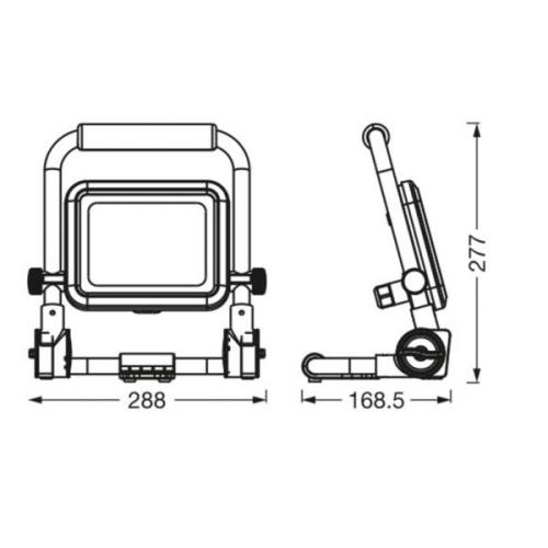 Ledvance LED-Worklight Value R-stand spotlight 30W