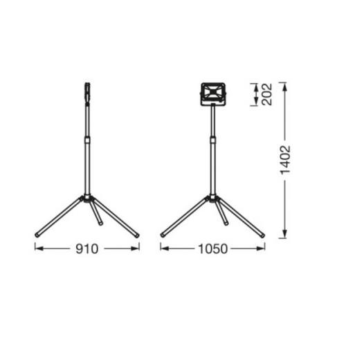 Ledvance LED arbejdslampe Value Tripod enkeltflamme 30W