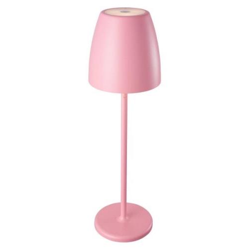 Megatron Tavola LED-batteribordlampe, rosa