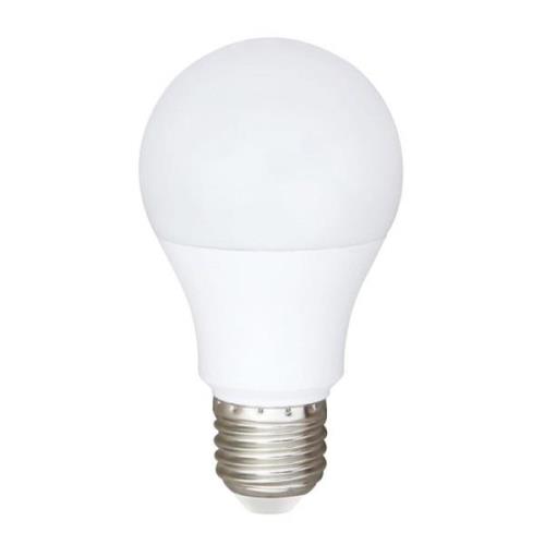 Araxa LED-pære, E27, 9W, AC/DC, 2.700K