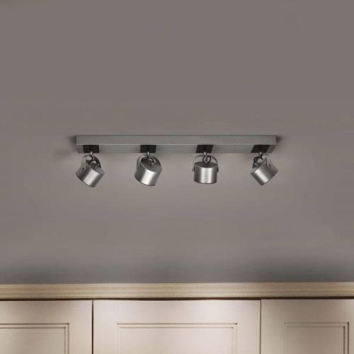 LEDVANCE LED-loftspot Jupiter, 3.000 K, 4-lys, lang