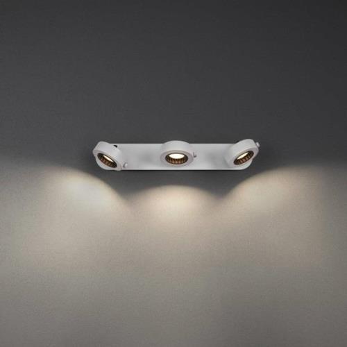 LEDVANCE LED-loftspot Venus, 3.000 K, 3-lys, hvid