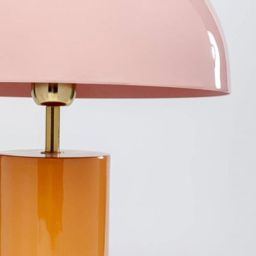 KARE Josy bordlampe, pink/orange, stål, højde 51 cm