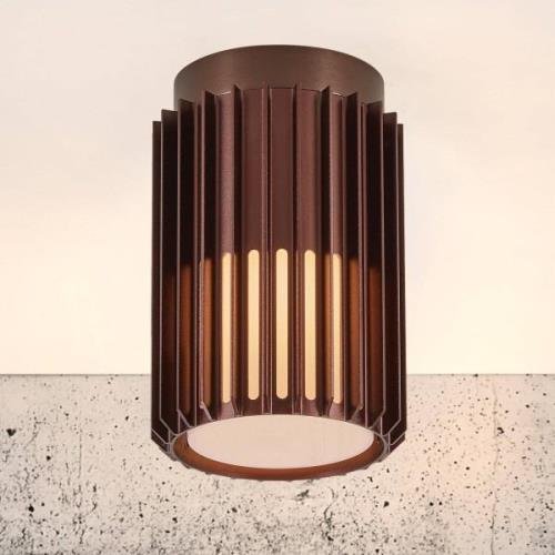 Udendørs loftslampe Aludra, Seaside metallic brun