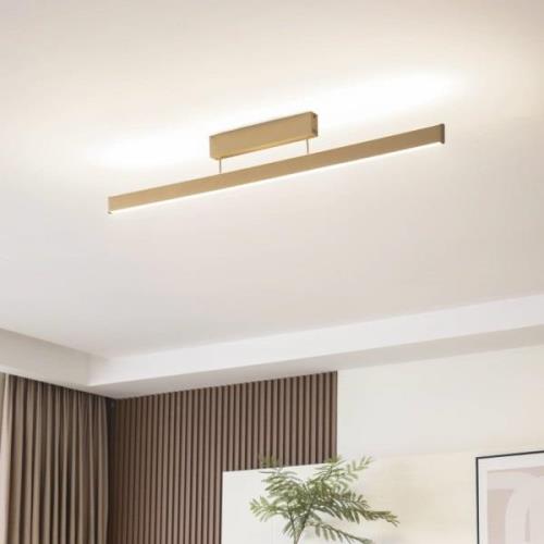 Lucande Smart LED-loftslampe Mylosh, guld, CCT, Tuya