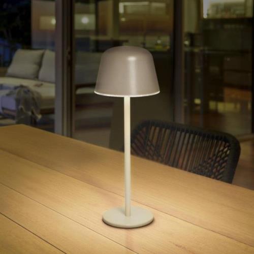 LEDVANCE LED-bordlampe Style Stan, aluminium, CCT, beige